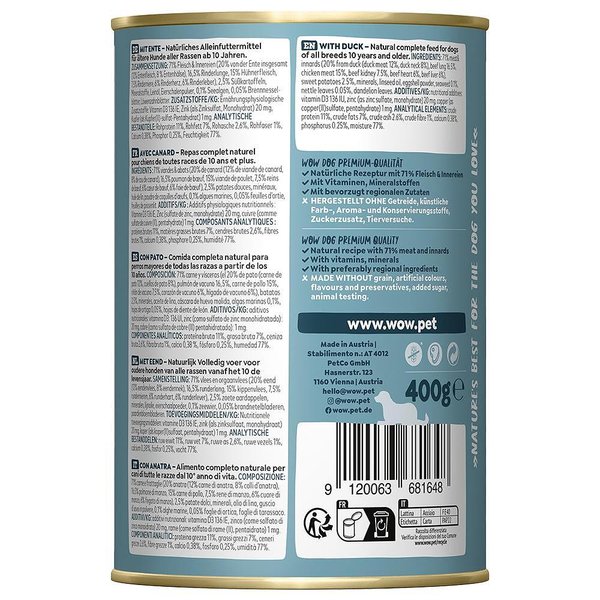 WOW SENIOR DUCK 400g - View 2