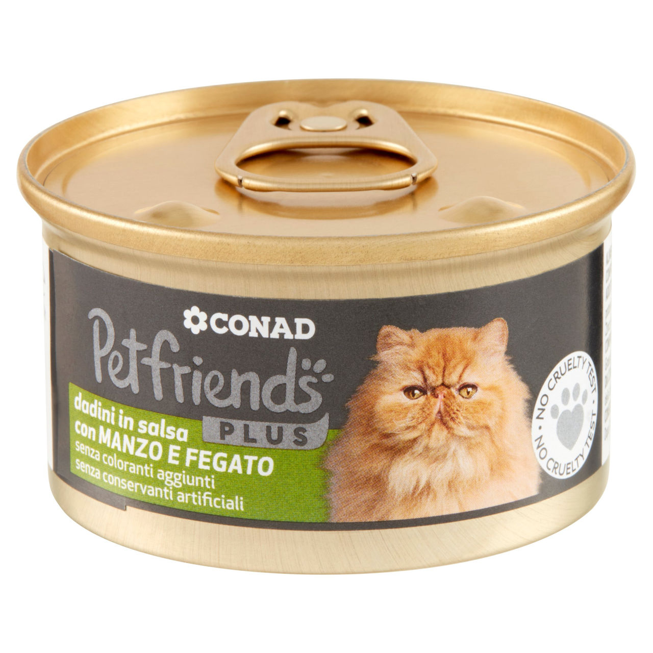 CONAD Petfriends Plus Cubes in sauce with Beef and Liver 85 g