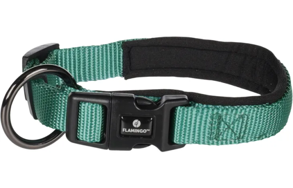 FLAMINGO COLLAR ABBI GREEN L
