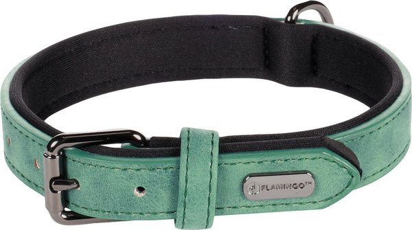 FLAMINGO COLLAR DELU GREEN S/M