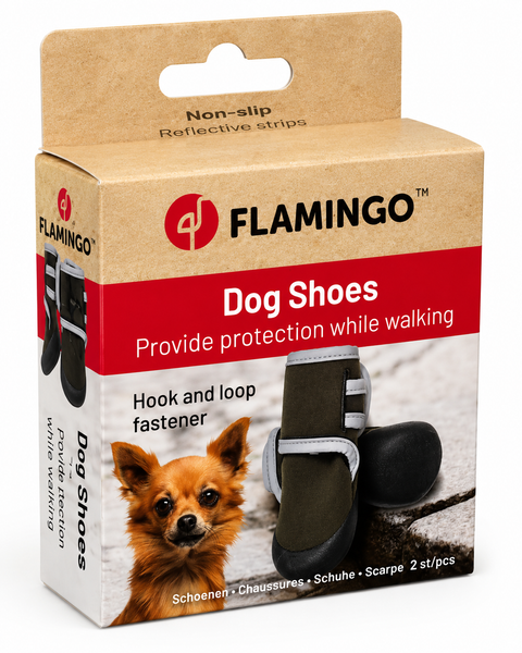 FLAMINGO DOG SHOES L